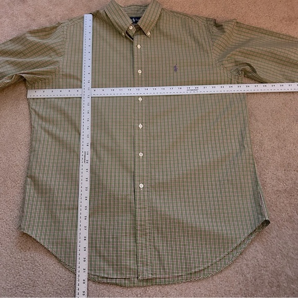 Ralph Lauren Classic Fit Checkered Long Sleeve Button Down Shirt - Picture 6 of 8